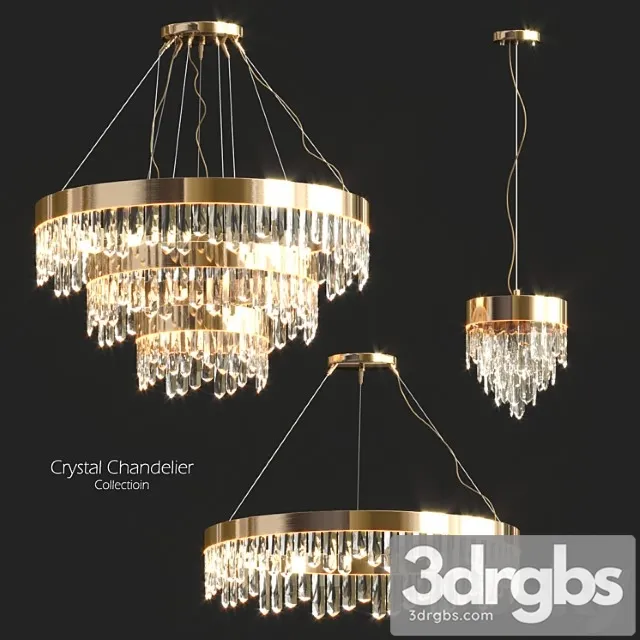 Crystal chandelier collectioin 3D Model Download Crystal chandelier collectioin 3D Model Download