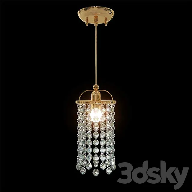 Crystal chandelier CR 45193 3D Model Crystal chandelier CR 45193 3D Model