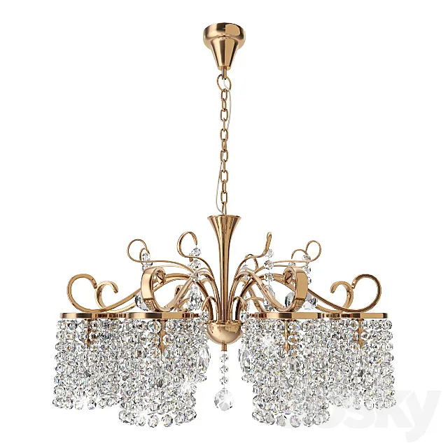 Crystal chandelier MAYTONI 74676 3DModel