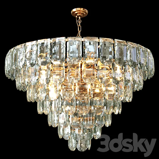 Crystal chandelier Wertmark WE106.15.103 LAVINIA 3D Model