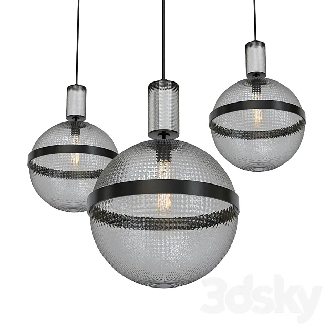 Crystal Galaxy Ball black 3D Model Crystal Galaxy Ball black 3D Model