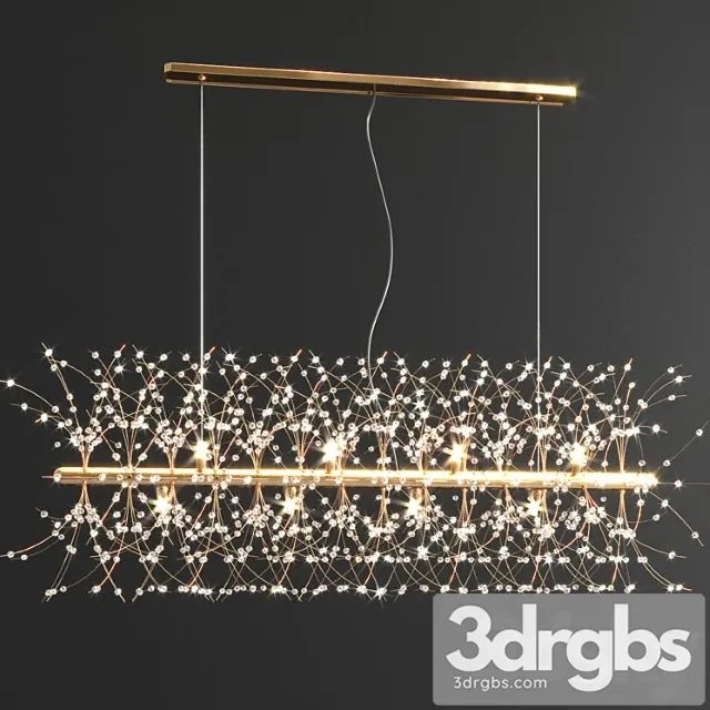 Crystal linear chandelier 1 Crystal linear chandelier 1