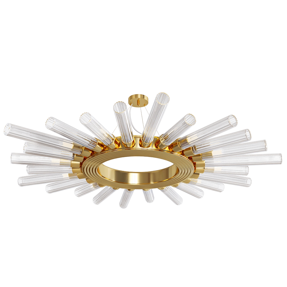 CRYSTAL LUX – Ceiling lamp Fair SP12 gold D800 3D Model CRYSTAL LUX – Ceiling lamp Fair SP12 gold D800 3D Model