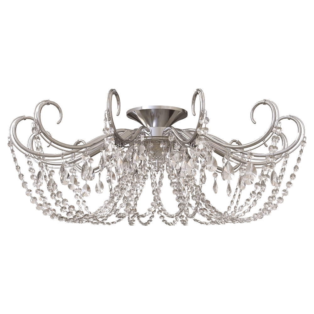 CRYSTAL LUX – Ceiling lamp Imperia PL6 Chrome 3D Model CRYSTAL LUX – Ceiling lamp Imperia PL6 Chrome 3D Model