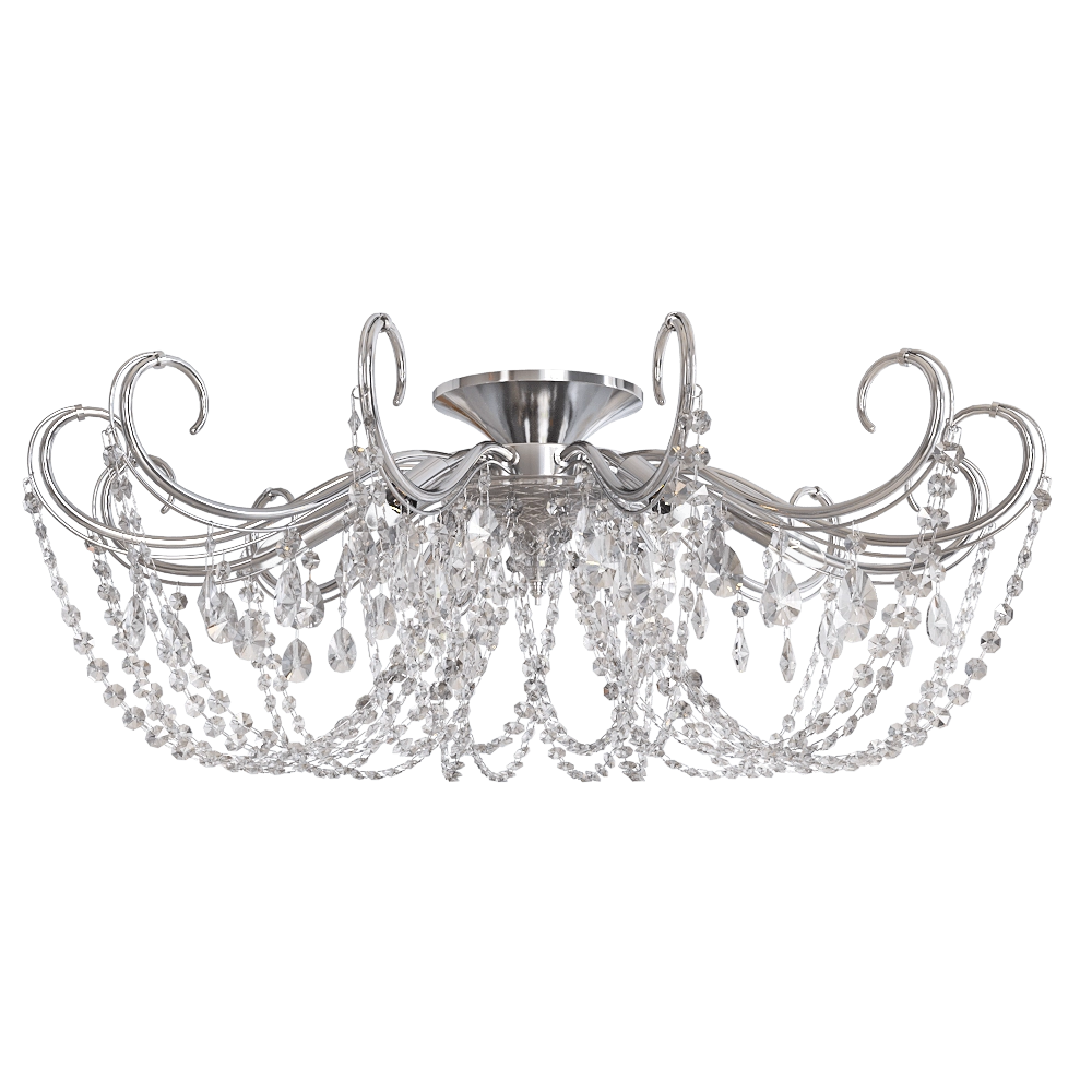 CRYSTAL LUX – Ceiling lamp Imperia PL6 ChromeSmoke 3D Model CRYSTAL LUX – Ceiling lamp Imperia PL6 ChromeSmoke 3D Model
