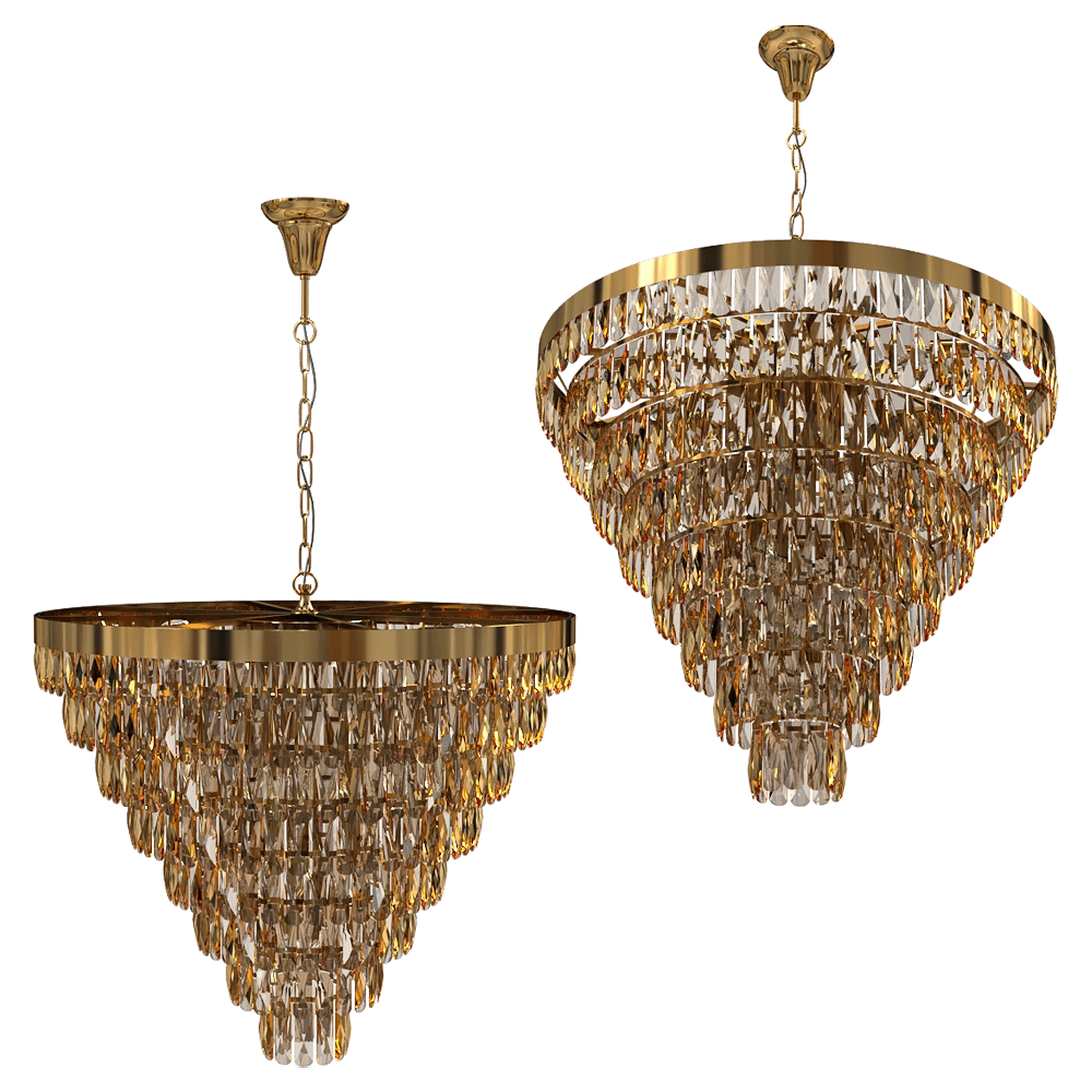 CRYSTAL LUX – Chandelier Abigail SP22 D820 Gold/Amber 3D Model CRYSTAL LUX – Chandelier Abigail SP22 D820 Gold/Amber 3D Model