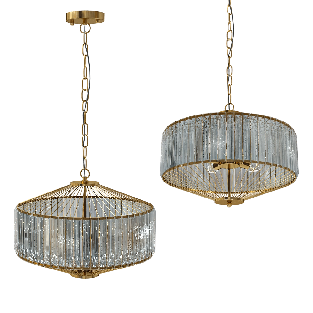 CRYSTAL LUX – Chandelier Fiesta SP5 Brass/Transparente 3D Model CRYSTAL LUX – Chandelier Fiesta SP5 Brass/Transparente 3D Model