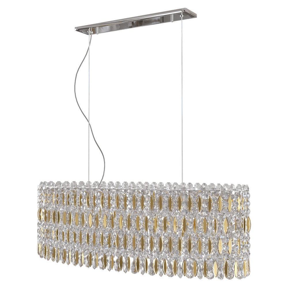 CRYSTAL LUX – Chandelier Lirica SP10 L900 Chrome/Gold-Transparent 3D Model CRYSTAL LUX – Chandelier Lirica SP10 L900 Chrome/Gold-Transparent 3D Model