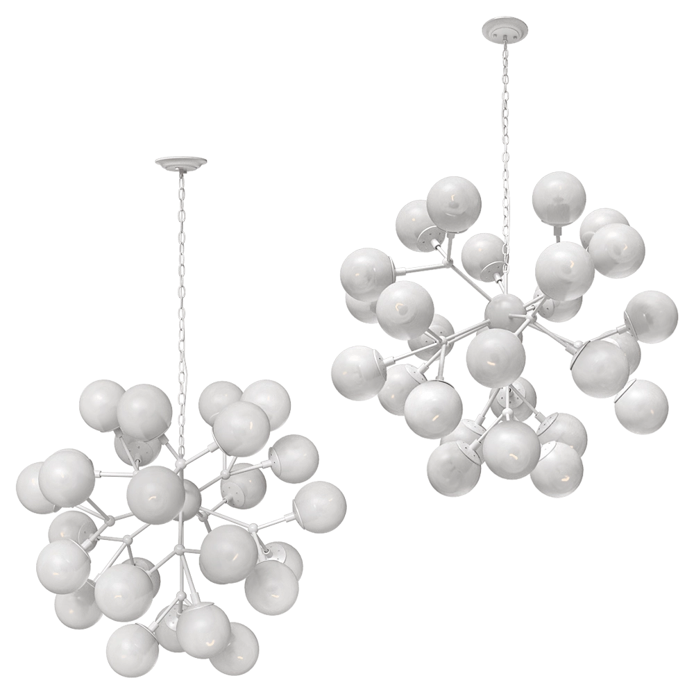 CRYSTAL LUX – Chandelier Medea White SP30 3D Model CRYSTAL LUX – Chandelier Medea White SP30 3D Model