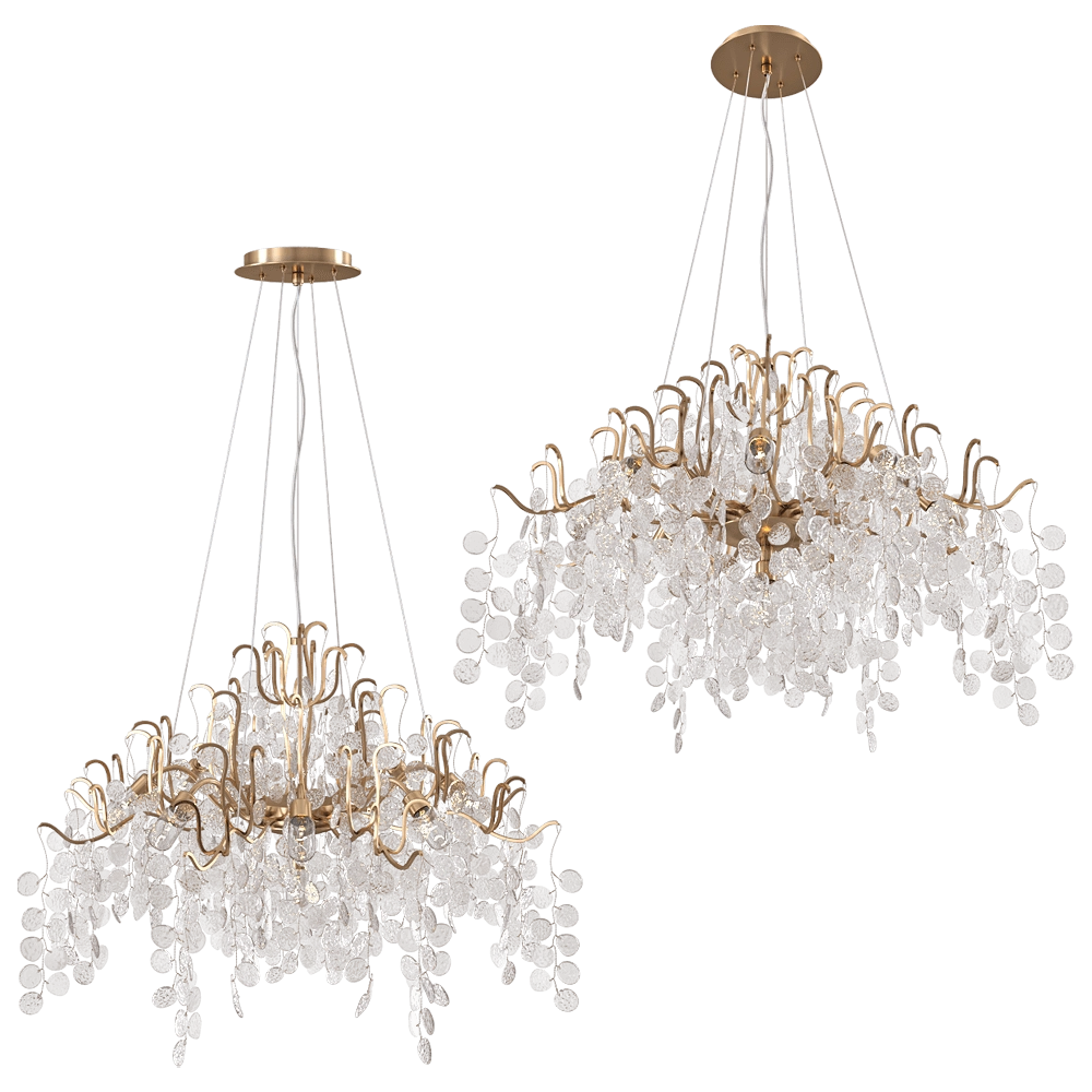 CRYSTAL LUX – Chandelier Tenerife SP9 Gold 3D Model CRYSTAL LUX – Chandelier Tenerife SP9 Gold 3D Model