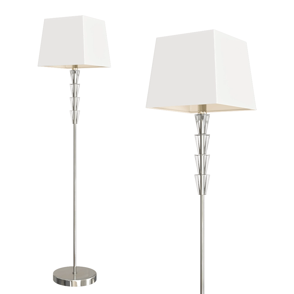 CRYSTAL LUX – Floor lamp Marsela PT1 Nickel 3D Model CRYSTAL LUX – Floor lamp Marsela PT1 Nickel 3D Model