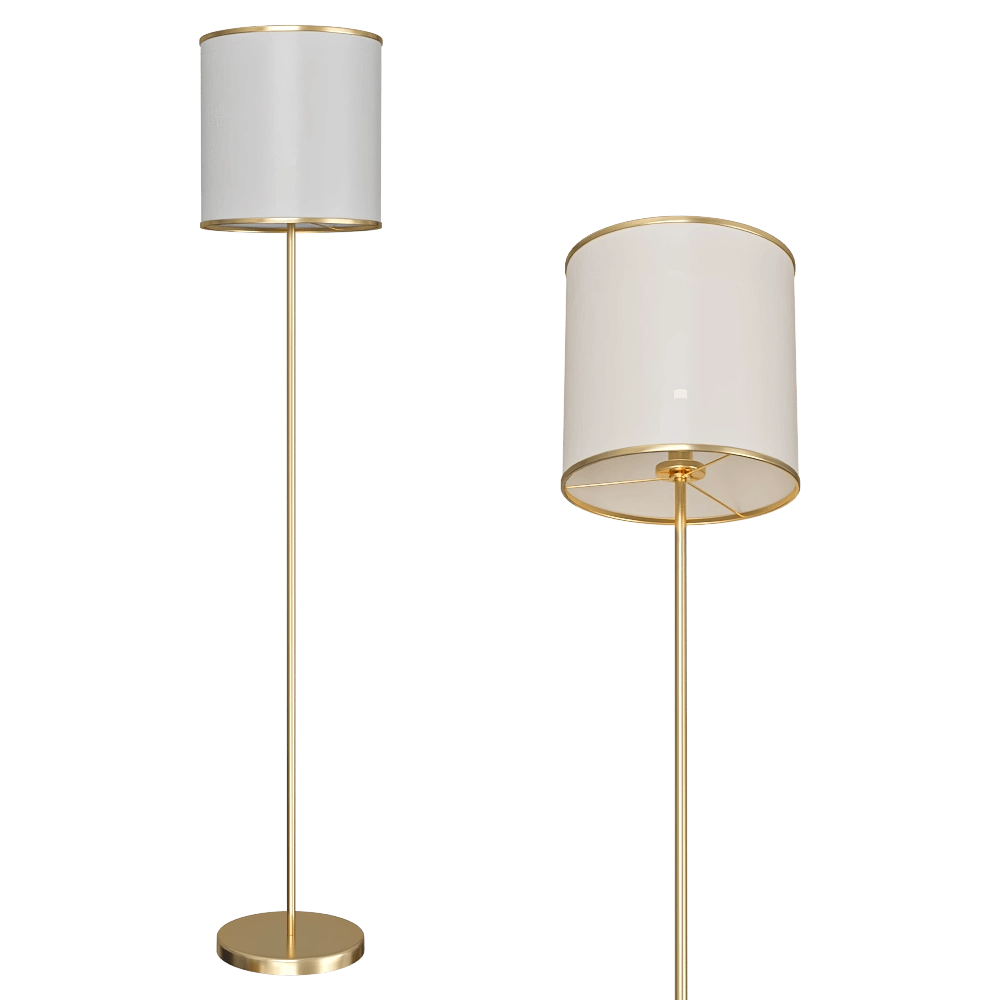 CRYSTAL LUX – Floor lamp Sergio PT1 Gold 3D Model CRYSTAL LUX – Floor lamp Sergio PT1 Gold 3D Model