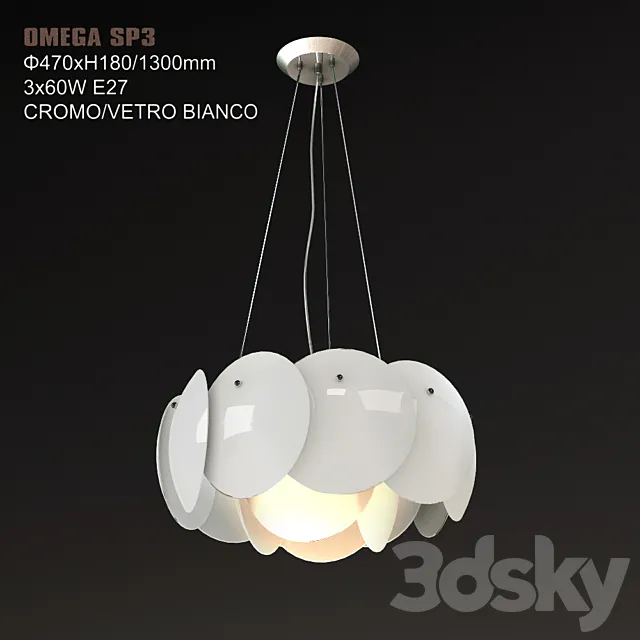 Crystal Lux Omega SP3 3D Model Crystal Lux Omega SP3 3D Model