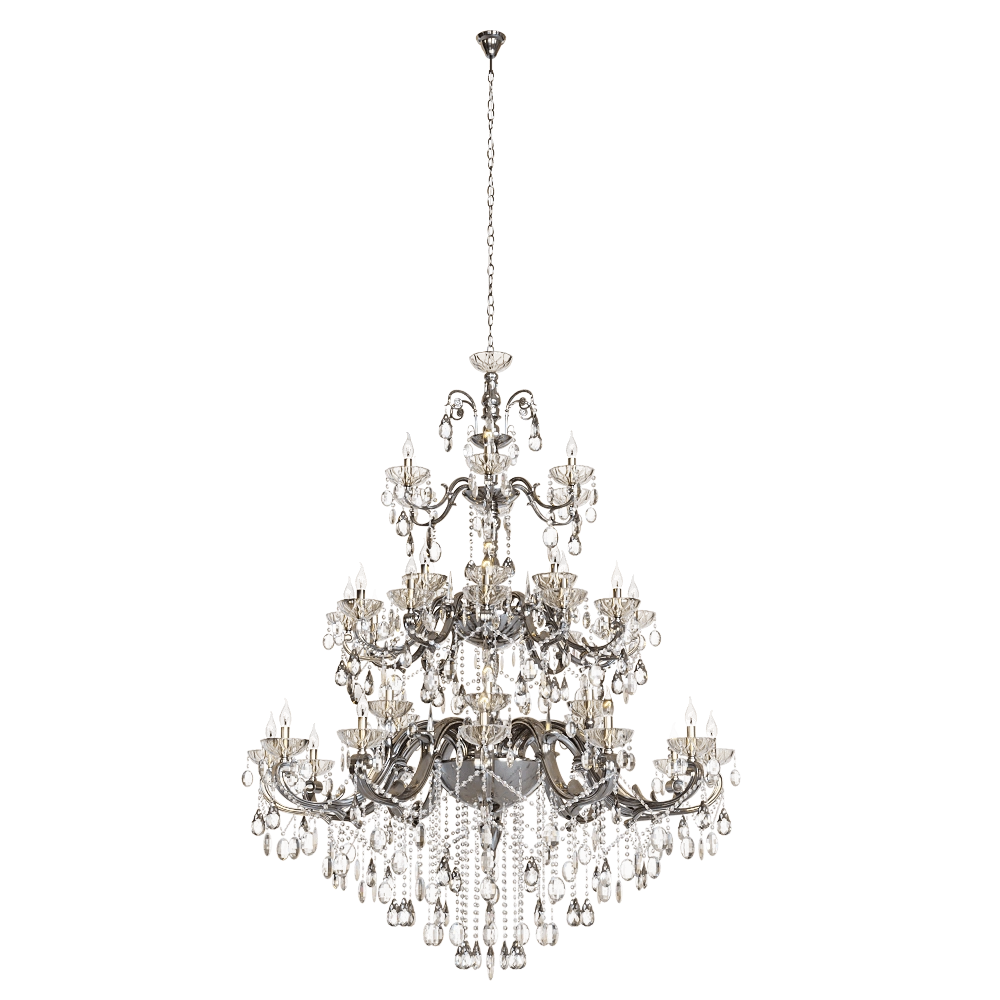 CRYSTAL LUX – Pendant chandelier Absolut SP48 3D Model CRYSTAL LUX – Pendant chandelier Absolut SP48 3D Model