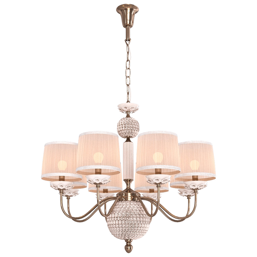 CRYSTAL LUX – Pendant chandelier Adagio SP8 3D Model CRYSTAL LUX – Pendant chandelier Adagio SP8 3D Model