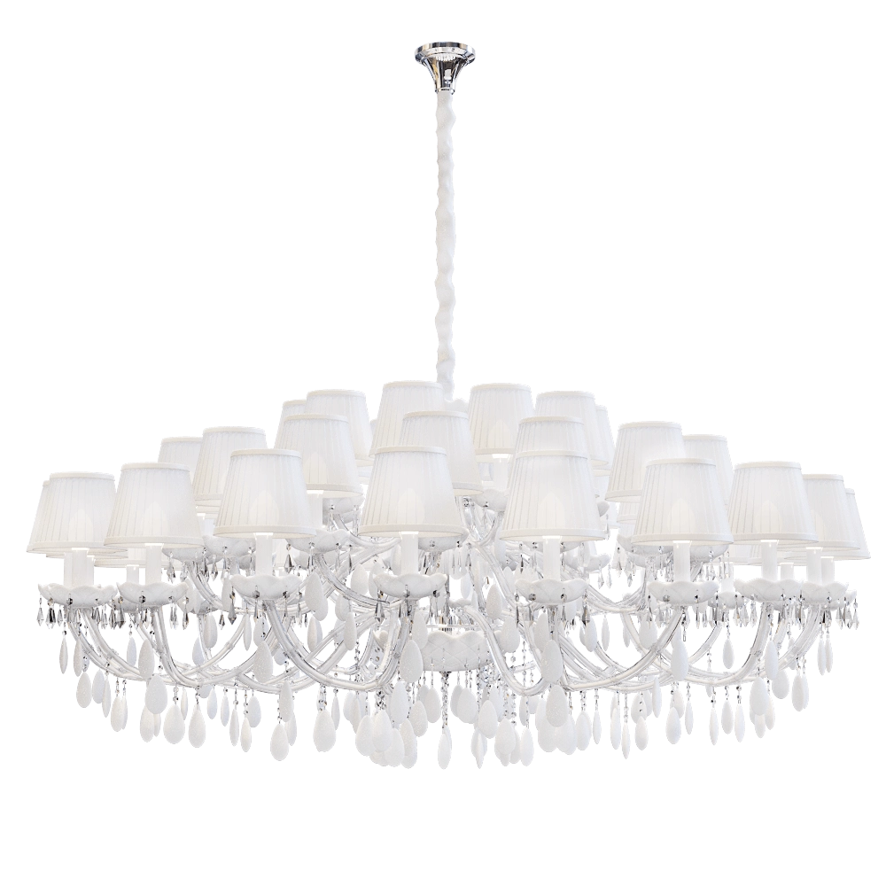 CRYSTAL LUX – Pendant chandelier Blanca SP45 3D Model CRYSTAL LUX – Pendant chandelier Blanca SP45 3D Model