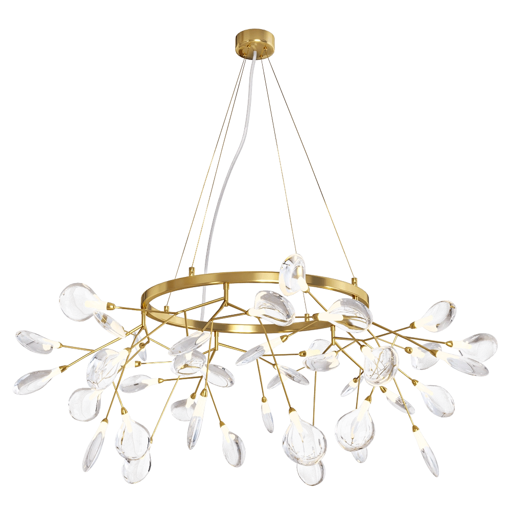 CRYSTAL LUX – Pendant chandelier Evita SP45 D Gold 3D Model CRYSTAL LUX – Pendant chandelier Evita SP45 D Gold 3D Model