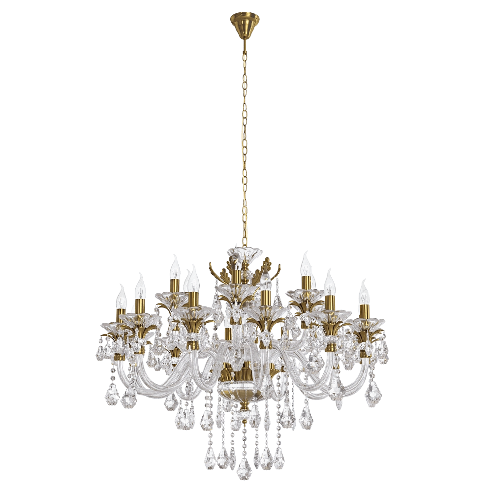 CRYSTAL LUX – Pendant lamp Alicante SP12+6 3D Model CRYSTAL LUX – Pendant lamp Alicante SP12+6 3D Model