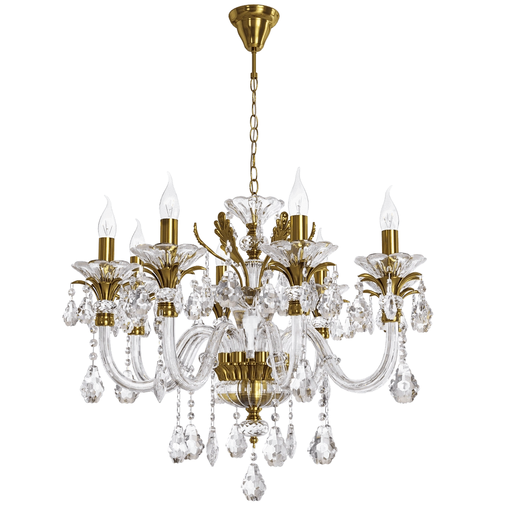CRYSTAL LUX – Pendant lamp Alicante SP8 3D Model CRYSTAL LUX – Pendant lamp Alicante SP8 3D Model
