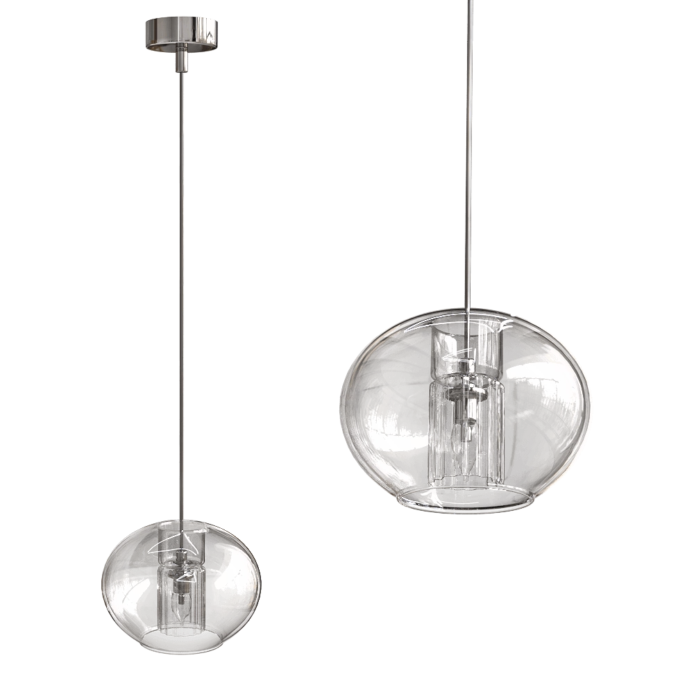 CRYSTAL LUX – Pendant lamp Beleza SP1 E Chrome 3D Model CRYSTAL LUX – Pendant lamp Beleza SP1 E Chrome 3D Model