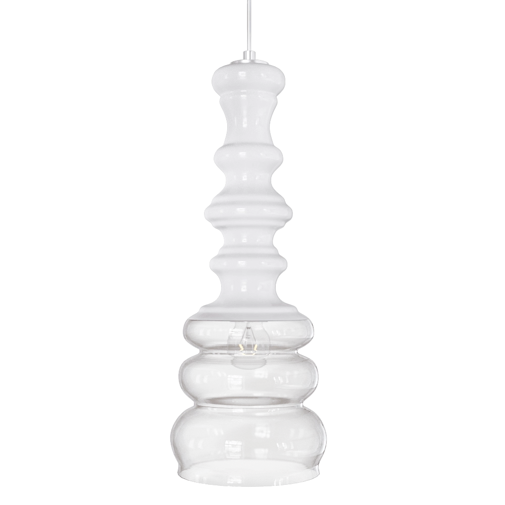 CRYSTAL LUX – Pendant lamp Bell SP1 White 3D Model CRYSTAL LUX – Pendant lamp Bell SP1 White 3D Model