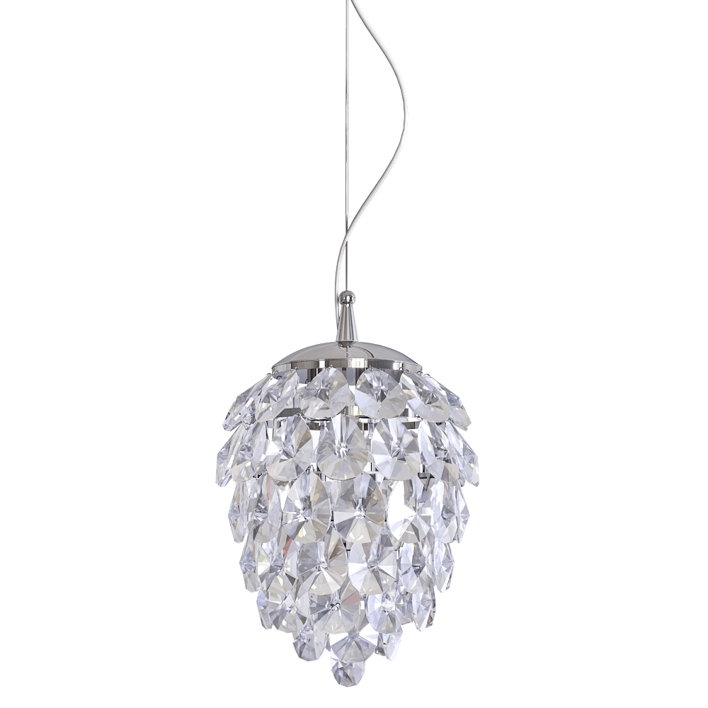 CRYSTAL LUX – Pendant lamp Chrome SP2+2 LED 1 3D Model CRYSTAL LUX – Pendant lamp Chrome SP2+2 LED 1 3D Model