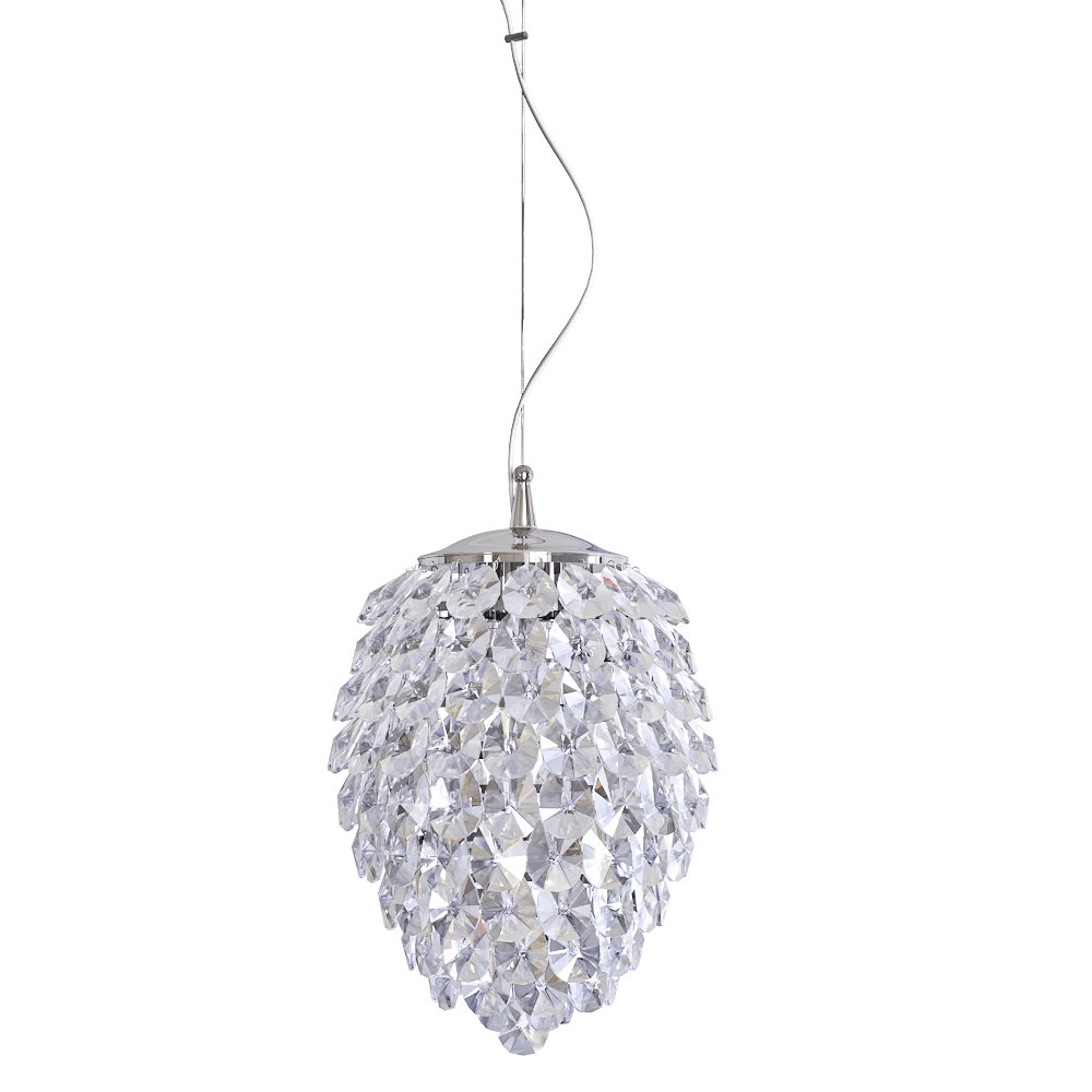 CRYSTAL LUX – Pendant lamp Chrome SP3+3 LED 1 3D Model CRYSTAL LUX – Pendant lamp Chrome SP3+3 LED 1 3D Model