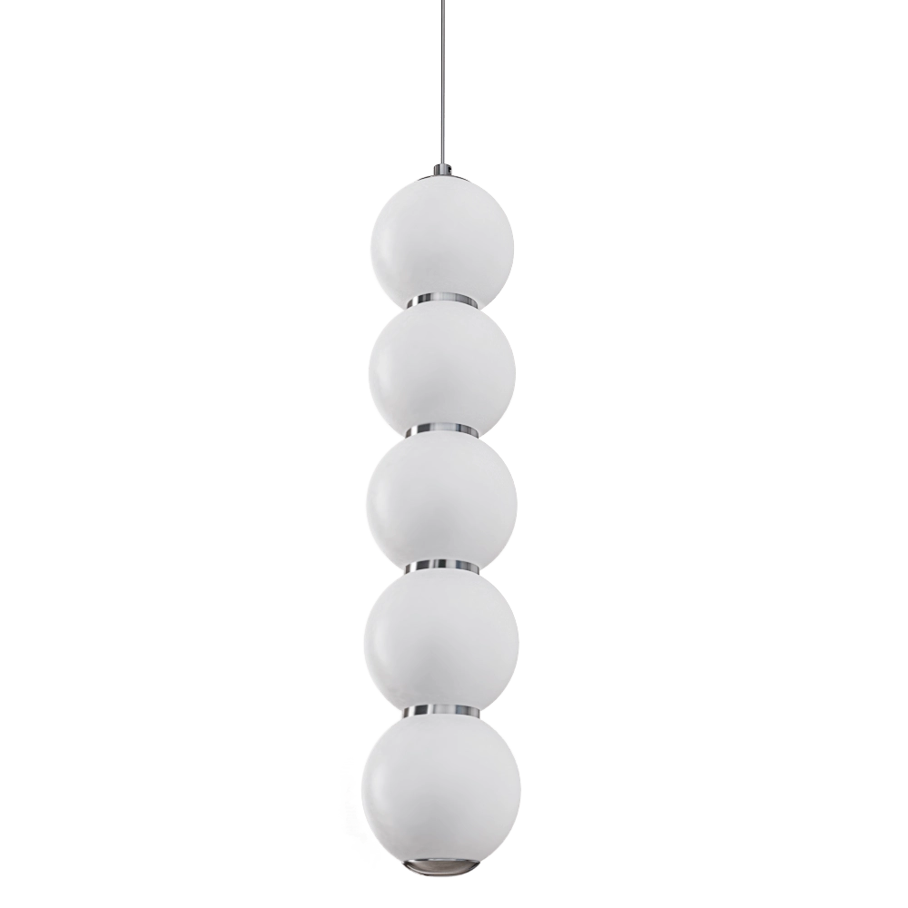 CRYSTAL LUX – Pendant lamp Desi SP5 ChromeWhite 3D Model CRYSTAL LUX – Pendant lamp Desi SP5 ChromeWhite 3D Model