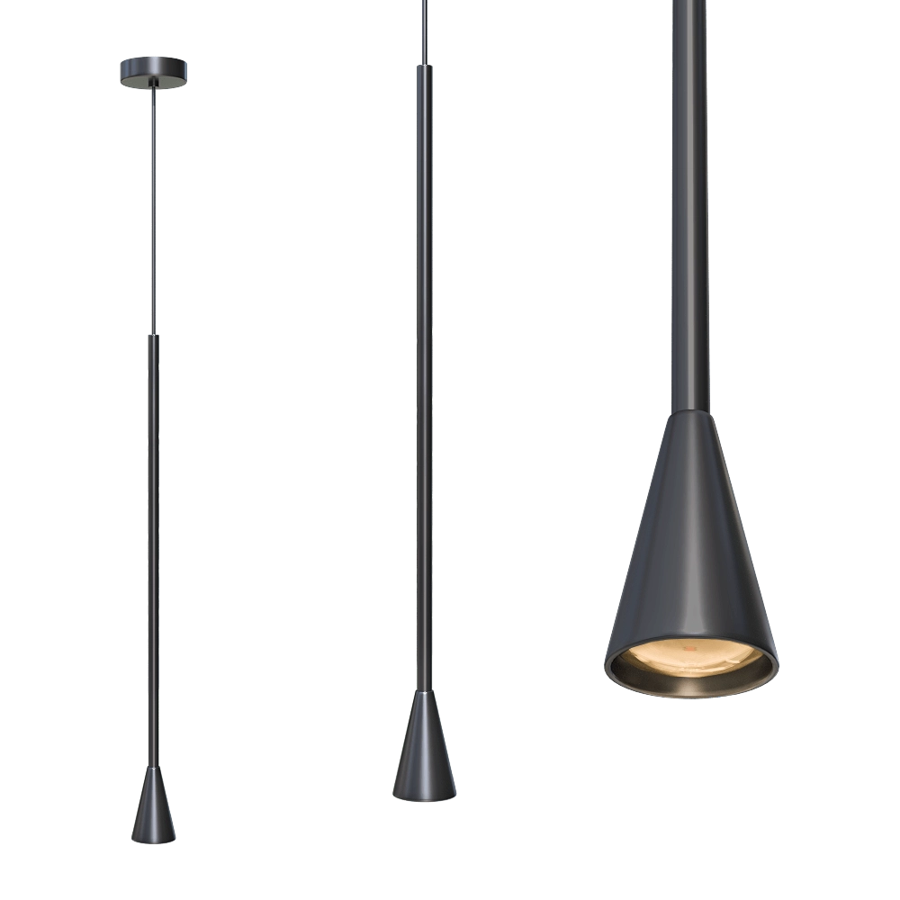 CRYSTAL LUX – Pendant lamp Enero SP1 Black 3D Model CRYSTAL LUX – Pendant lamp Enero SP1 Black 3D Model