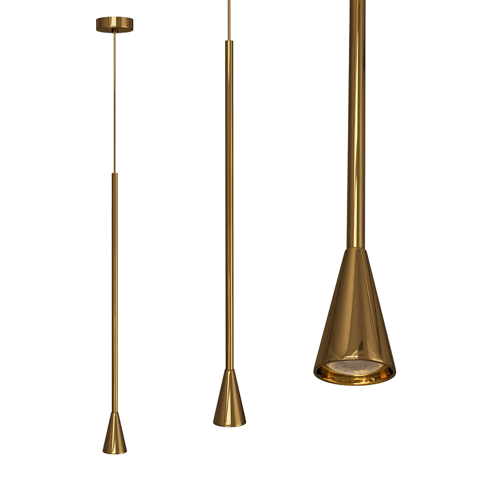 CRYSTAL LUX – Pendant lamp Enero SP1 Brass 3D Model CRYSTAL LUX – Pendant lamp Enero SP1 Brass 3D Model