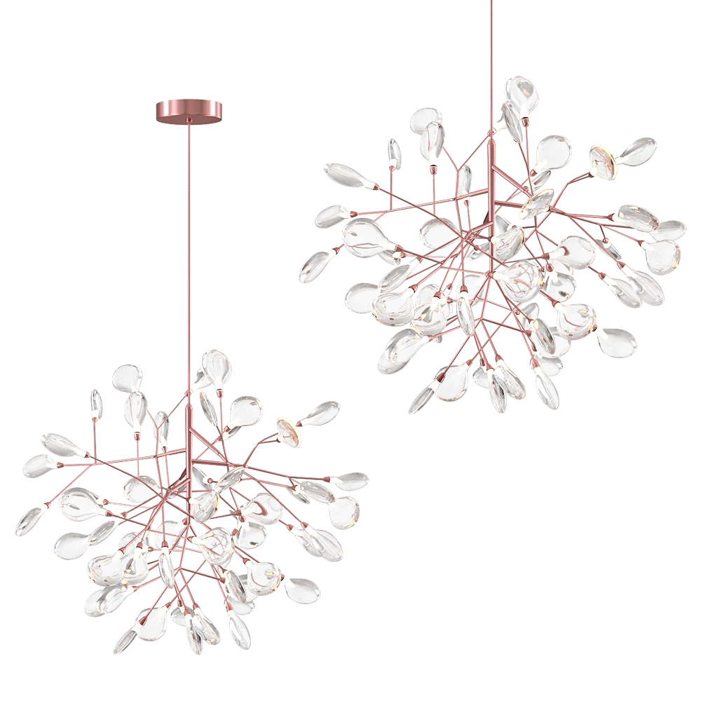 CRYSTAL LUX – Pendant lamp Evita SP36 Copper/Transparent 3D Model CRYSTAL LUX – Pendant lamp Evita SP36 Copper/Transparent 3D Model