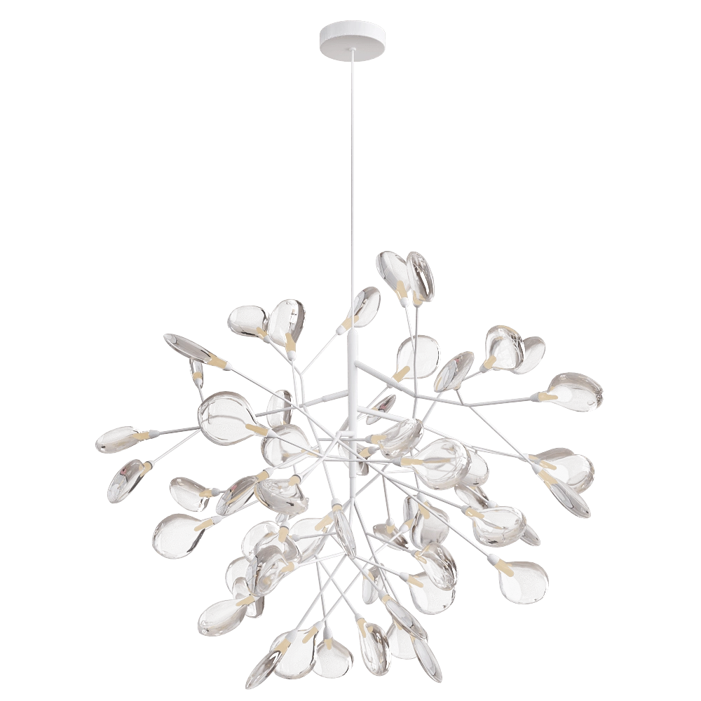 CRYSTAL LUX – Pendant lamp Evita SP63 White Transparent 3D Model CRYSTAL LUX – Pendant lamp Evita SP63 White Transparent 3D Model