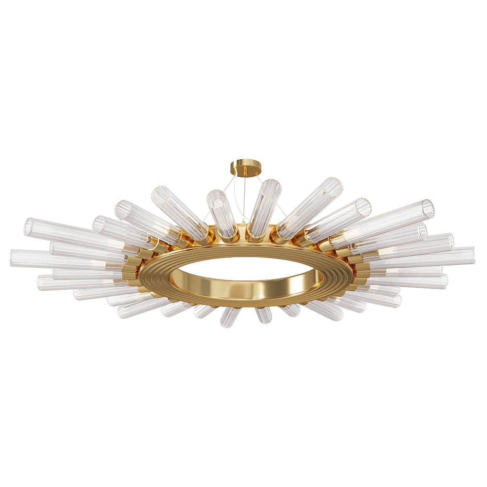 CRYSTAL LUX – Pendant lamp Fair SP15 D1000 gold 3D Model CRYSTAL LUX – Pendant lamp Fair SP15 D1000 gold 3D Model