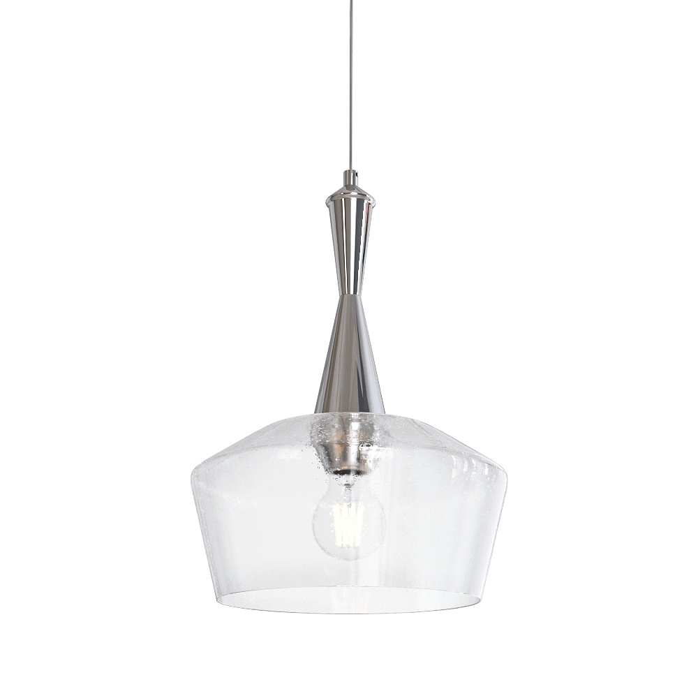 CRYSTAL LUX – Pendant lamp Frio SP1 chrome 3D Model CRYSTAL LUX – Pendant lamp Frio SP1 chrome 3D Model