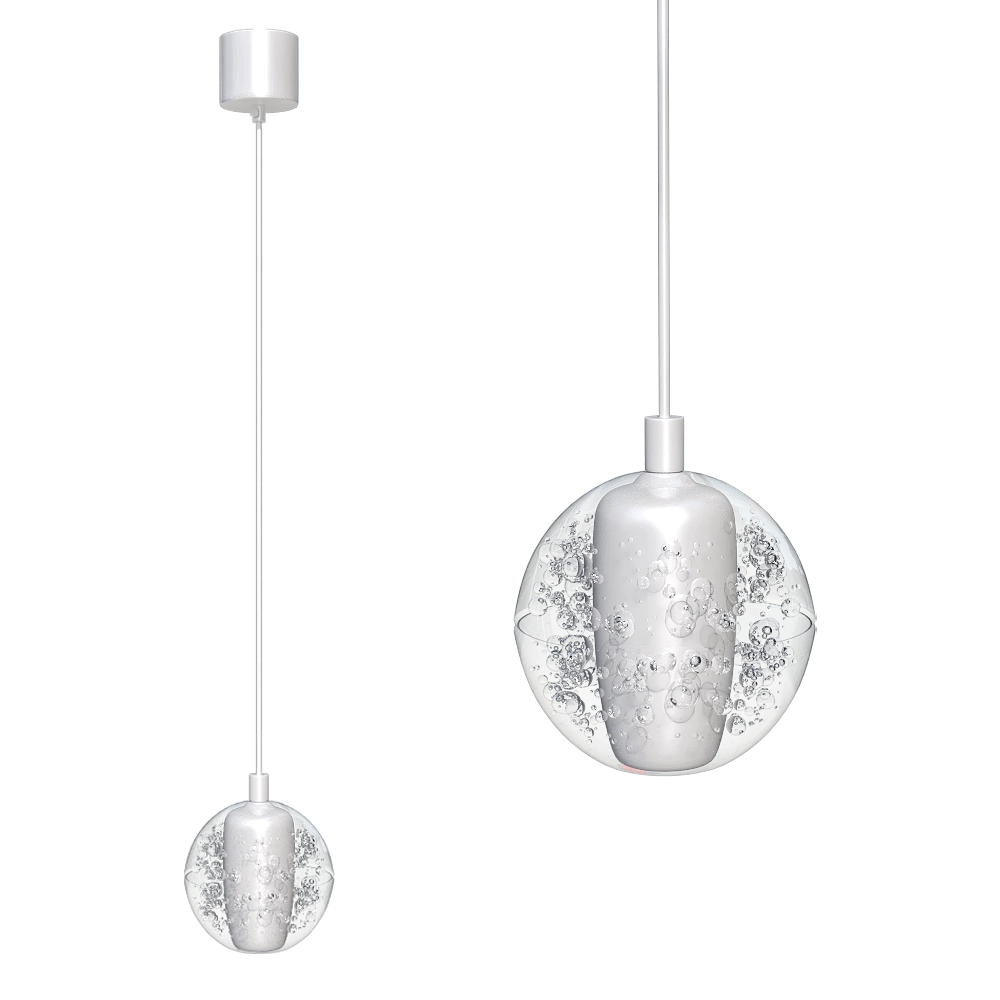 CRYSTAL LUX – Pendant lamp Gaspar SP1 White 3D Model CRYSTAL LUX – Pendant lamp Gaspar SP1 White 3D Model