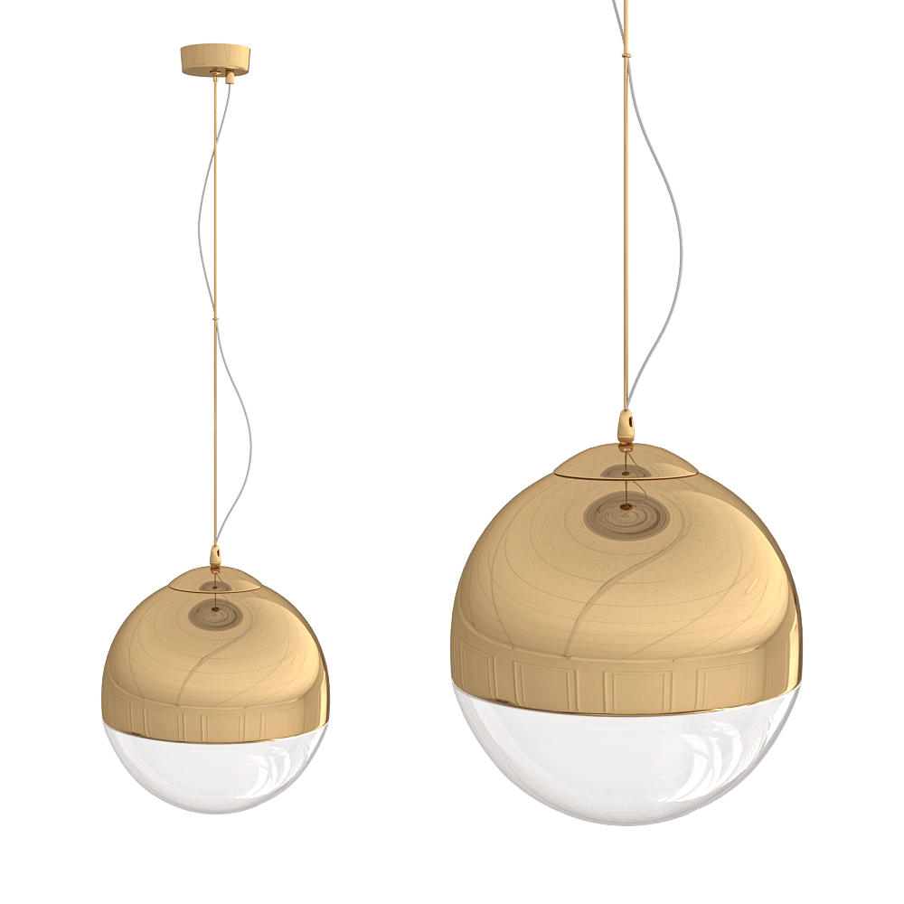 CRYSTAL LUX – Pendant lamp Helado SP1 D300 Gold 3D Model CRYSTAL LUX – Pendant lamp Helado SP1 D300 Gold 3D Model
