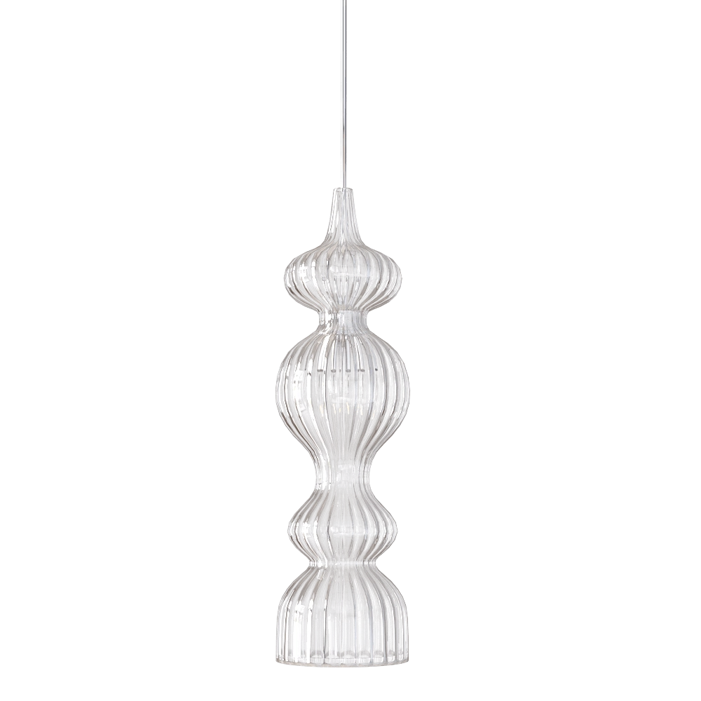 CRYSTAL LUX – Pendant lamp Iris SP1 A chrome 3D Model CRYSTAL LUX – Pendant lamp Iris SP1 A chrome 3D Model