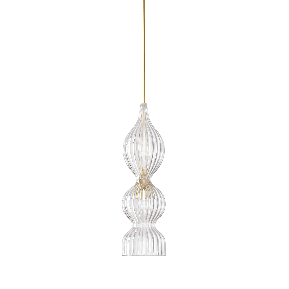 CRYSTAL LUX – Pendant lamp Iris SP1 B Amber 3D Model CRYSTAL LUX – Pendant lamp Iris SP1 B Amber 3D Model