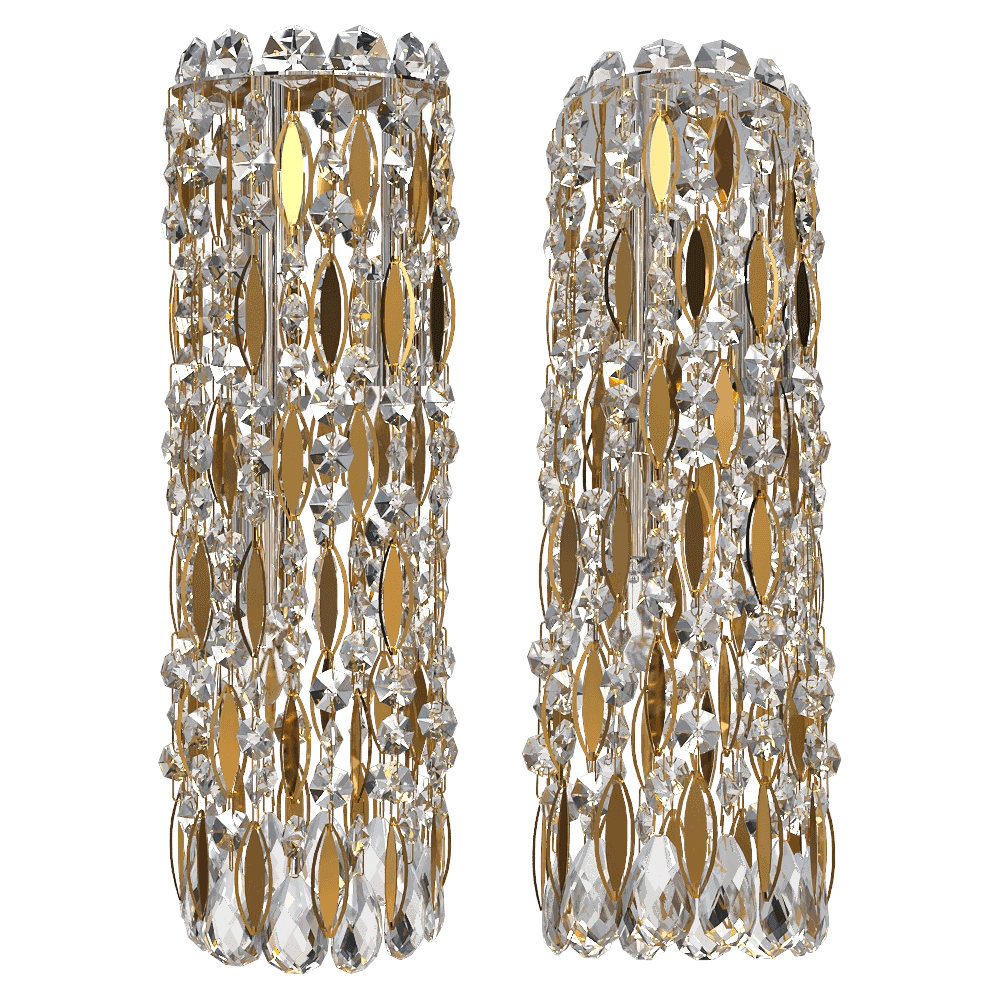 CRYSTAL LUX – Pendant lamp Lirica SP3 Chrome/Gold-Transparen 3D Model CRYSTAL LUX – Pendant lamp Lirica SP3 Chrome/Gold-Transparen 3D Model