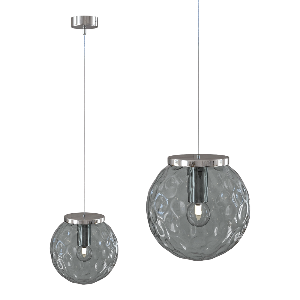 CRYSTAL LUX – Pendant lamp Mayo SP1 D200 Chrome/Green 3D Model CRYSTAL LUX – Pendant lamp Mayo SP1 D200 Chrome/Green 3D Model