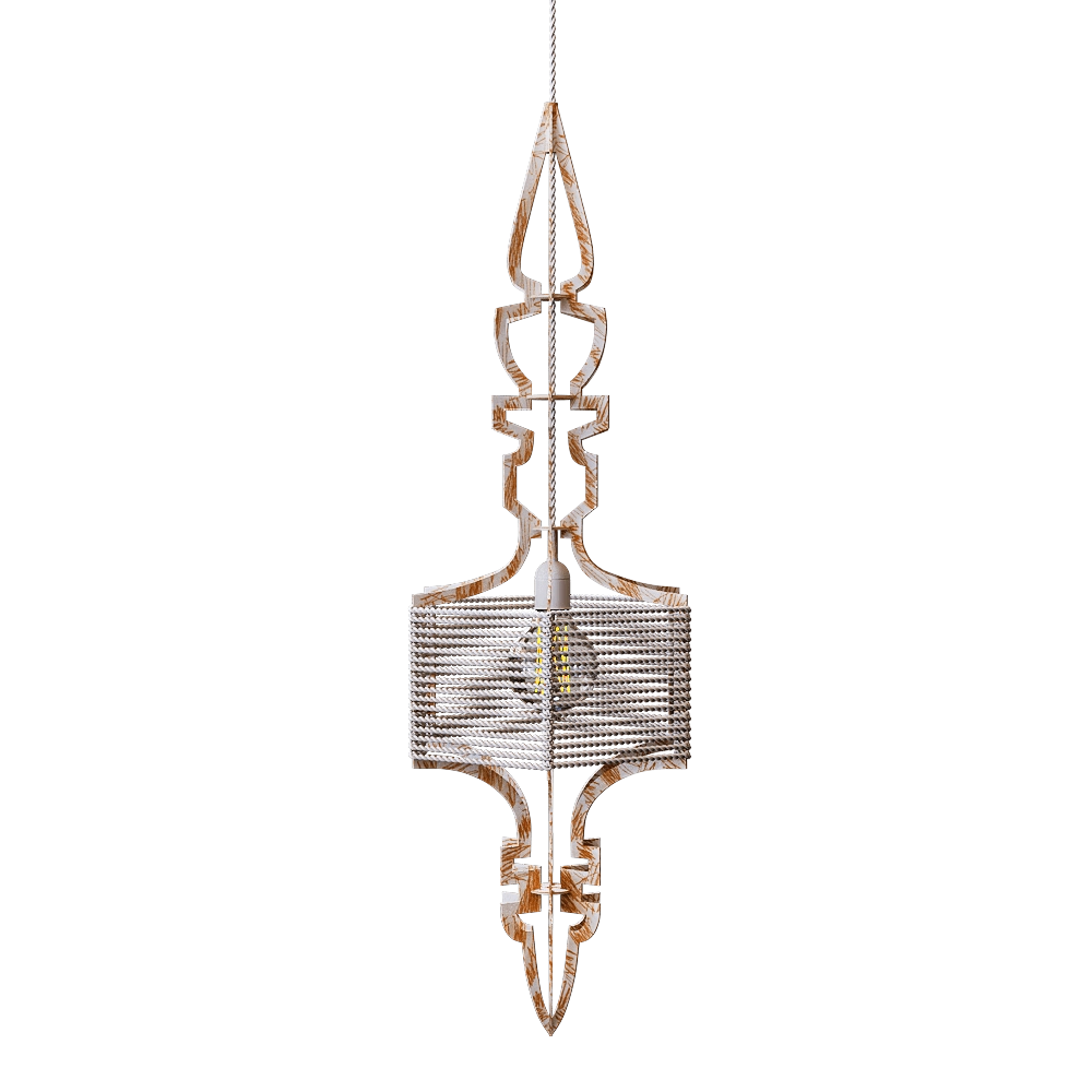 CRYSTAL LUX – Pendant lamp Prima SP1 A Gold 3D Model CRYSTAL LUX – Pendant lamp Prima SP1 A Gold 3D Model