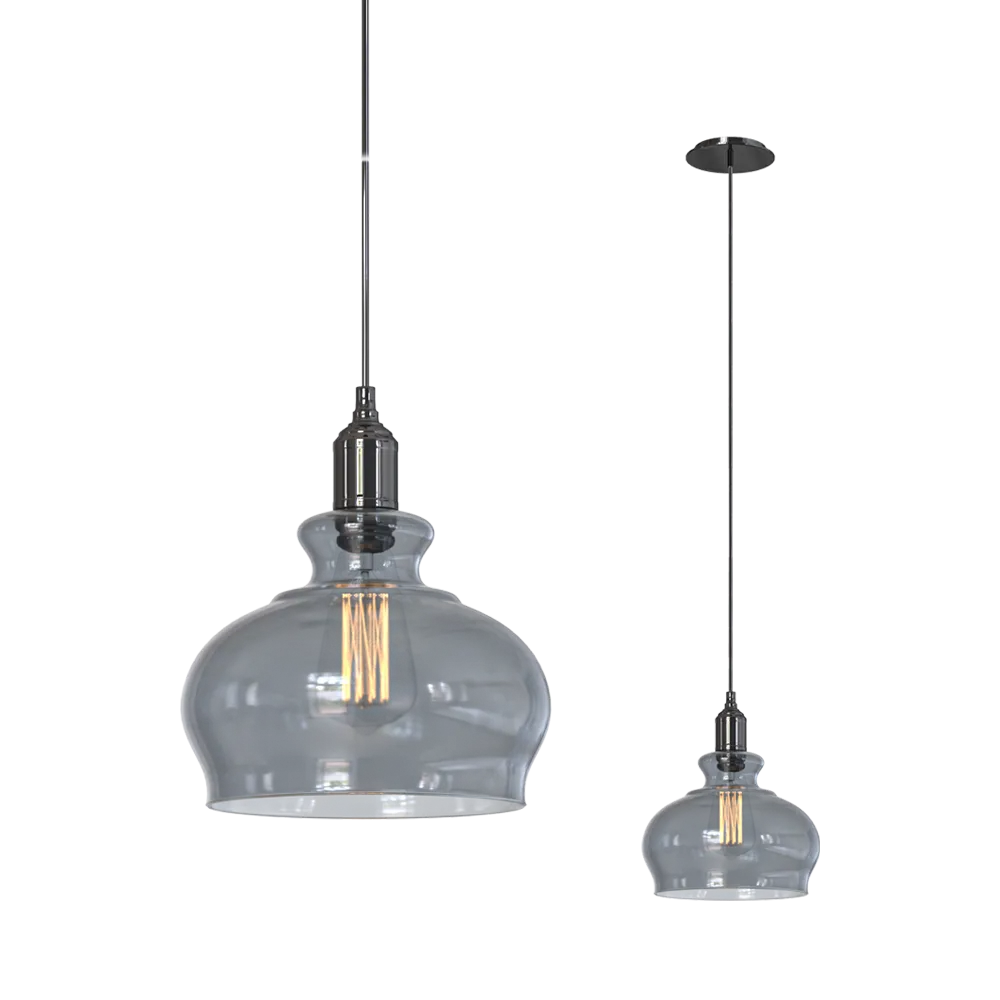 CRYSTAL LUX – Pendant lamp Sonnette SP1 Smoke 3D Model