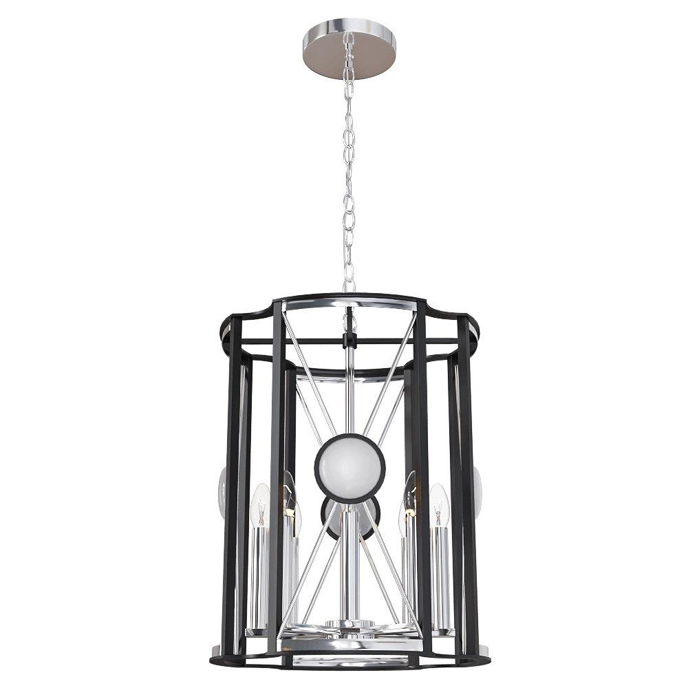 CRYSTAL LUX – Pendant lamp Tandem SP8 D490 chrome 3D Model CRYSTAL LUX – Pendant lamp Tandem SP8 D490 chrome 3D Model