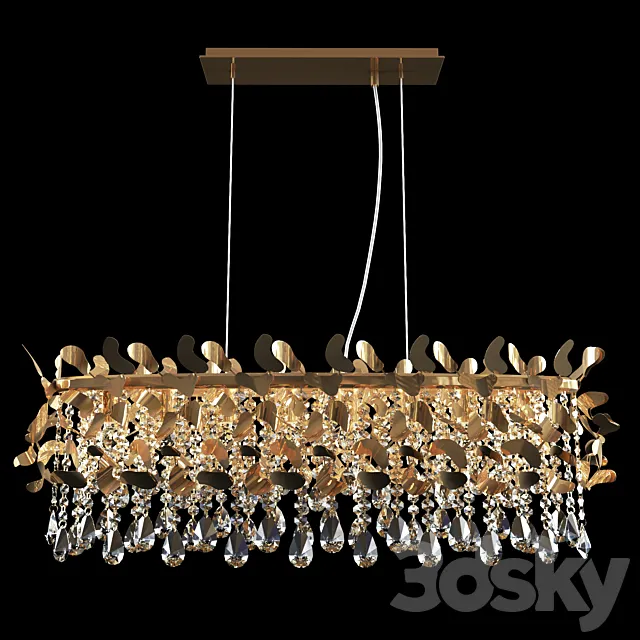 Crystal lux ROMEO SP8 GOLD lamp 3D Model Crystal lux ROMEO SP8 GOLD lamp 3D Model