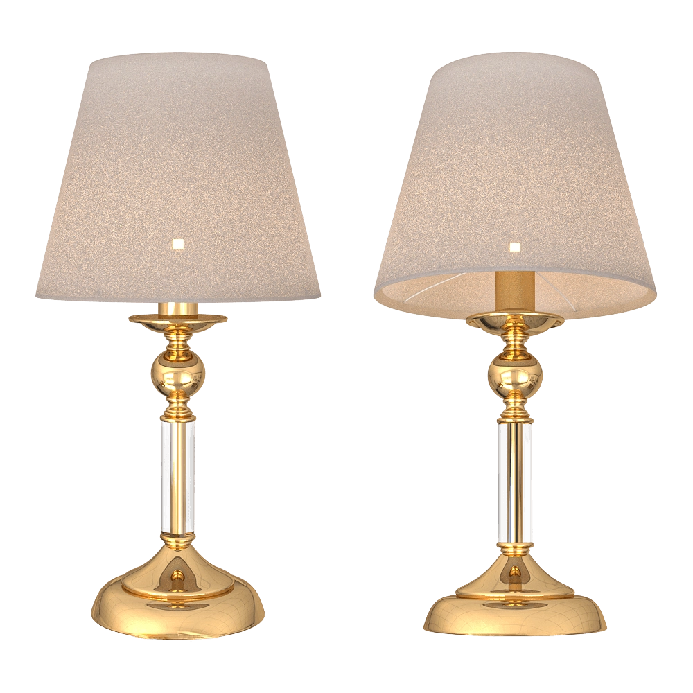 CRYSTAL LUX – Table lamp Camila LG1 Gold 3D Model CRYSTAL LUX – Table lamp Camila LG1 Gold 3D Model