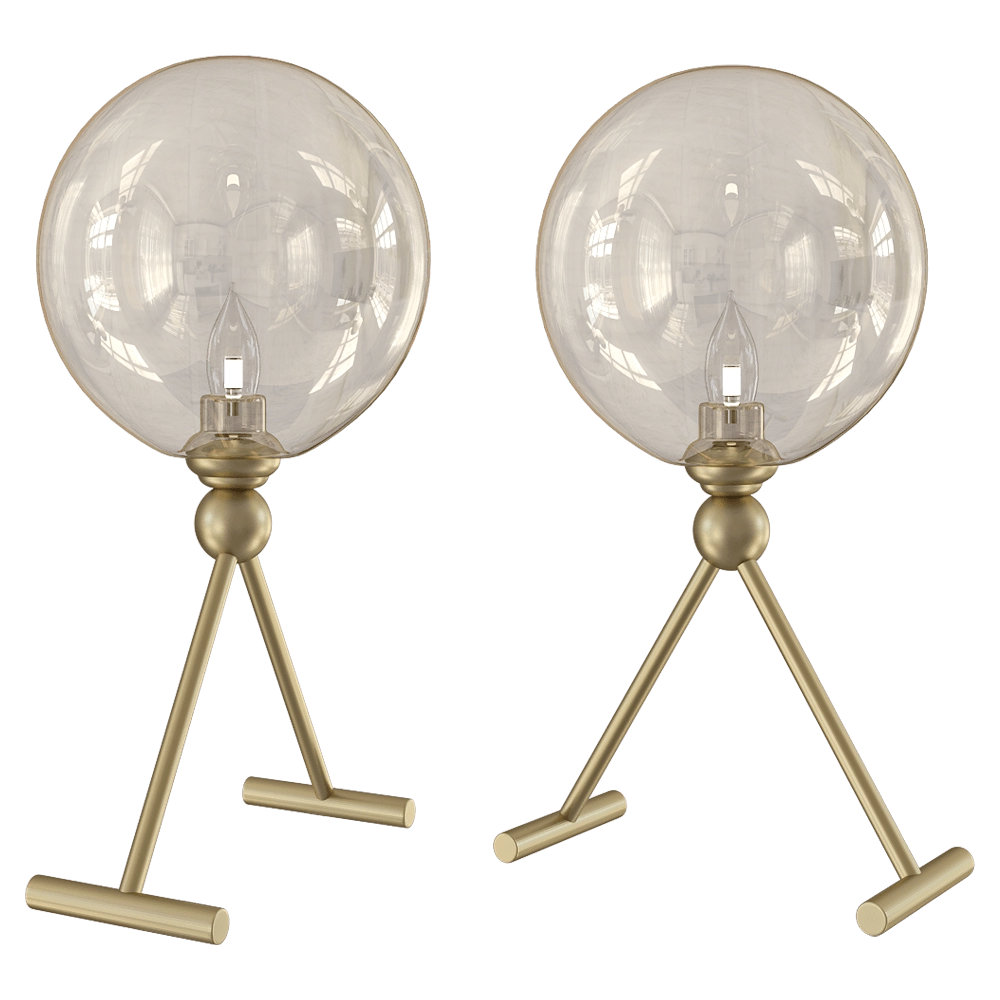 CRYSTAL LUX – Table lamp Francisca LG1 Gold/Cognac 3D Model CRYSTAL LUX – Table lamp Francisca LG1 Gold/Cognac 3D Model