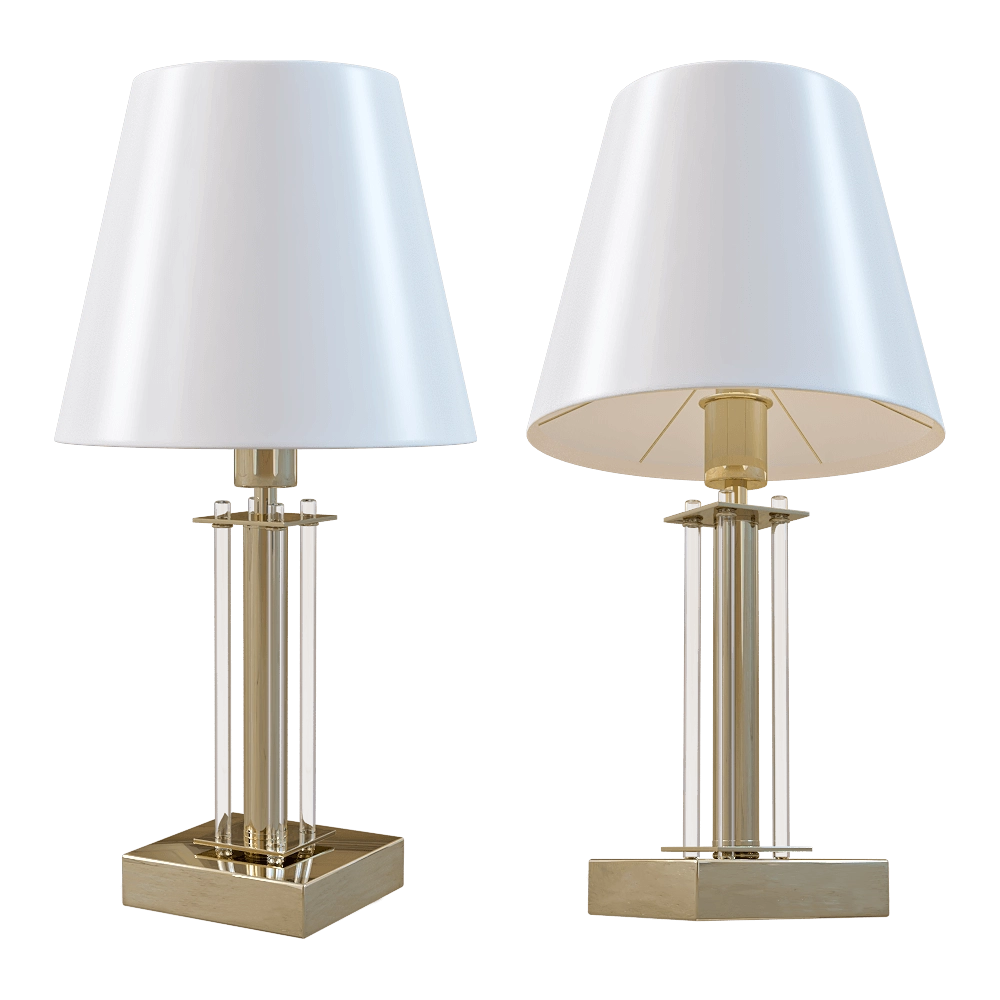 CRYSTAL LUX – Table lamp Nicolas LG1 Gold/White 3D Model CRYSTAL LUX – Table lamp Nicolas LG1 Gold/White 3D Model