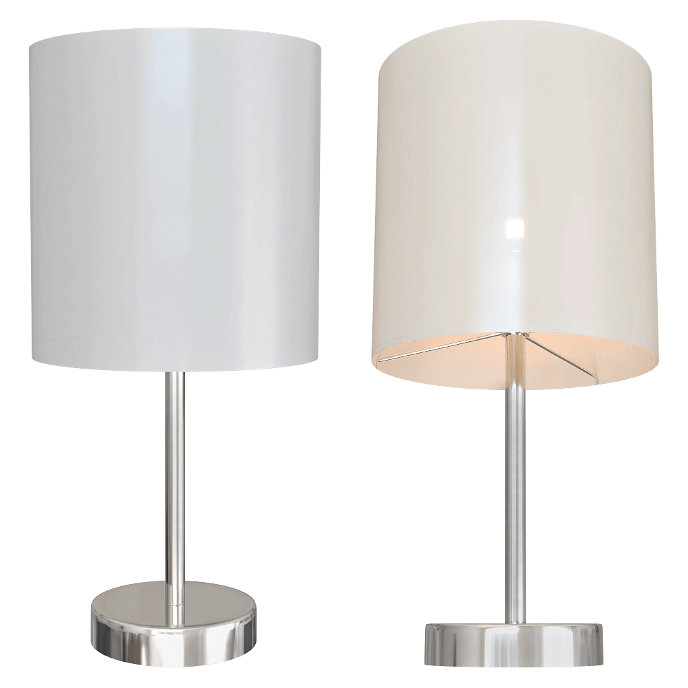 CRYSTAL LUX – Table lamp Sergio LG1 Nickel 3D Model CRYSTAL LUX – Table lamp Sergio LG1 Nickel 3D Model