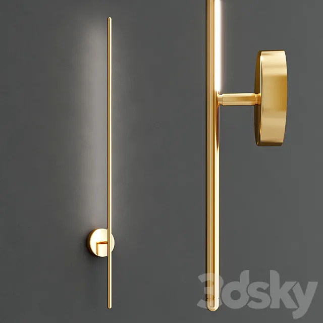 CRYSTAL LUX VERDE wall lamp 3D Model CRYSTAL LUX VERDE wall lamp 3D Model