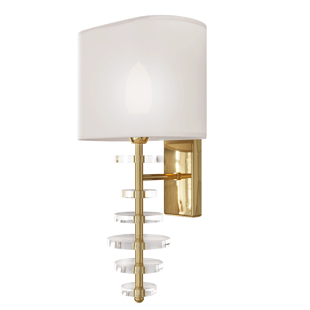 CRYSTAL LUX – Wall lamp Armando AP1.2 Gold 3D Model